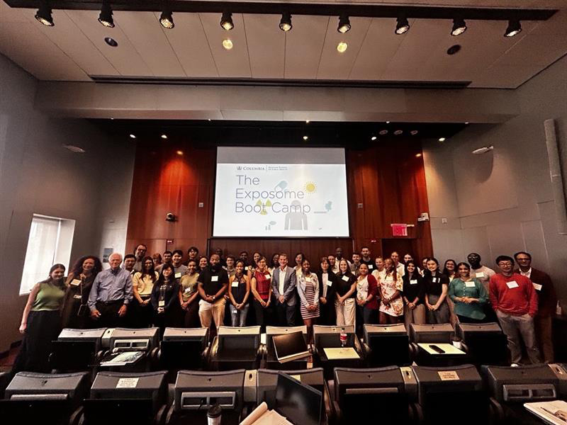 Group Photo at the seventh annual Exposome Bootcamp took place at Columbia University.