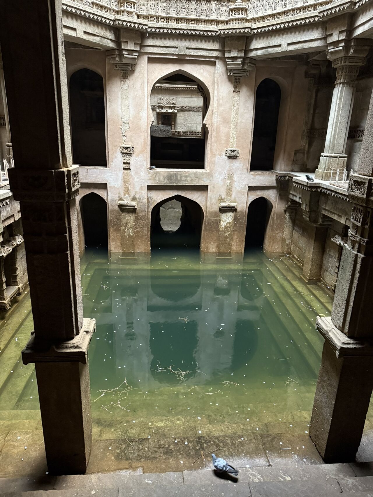 Photos of the Adalaj stepwell in Ahmedabad, Gujarat - taken by Dr. Habre during her trip.
