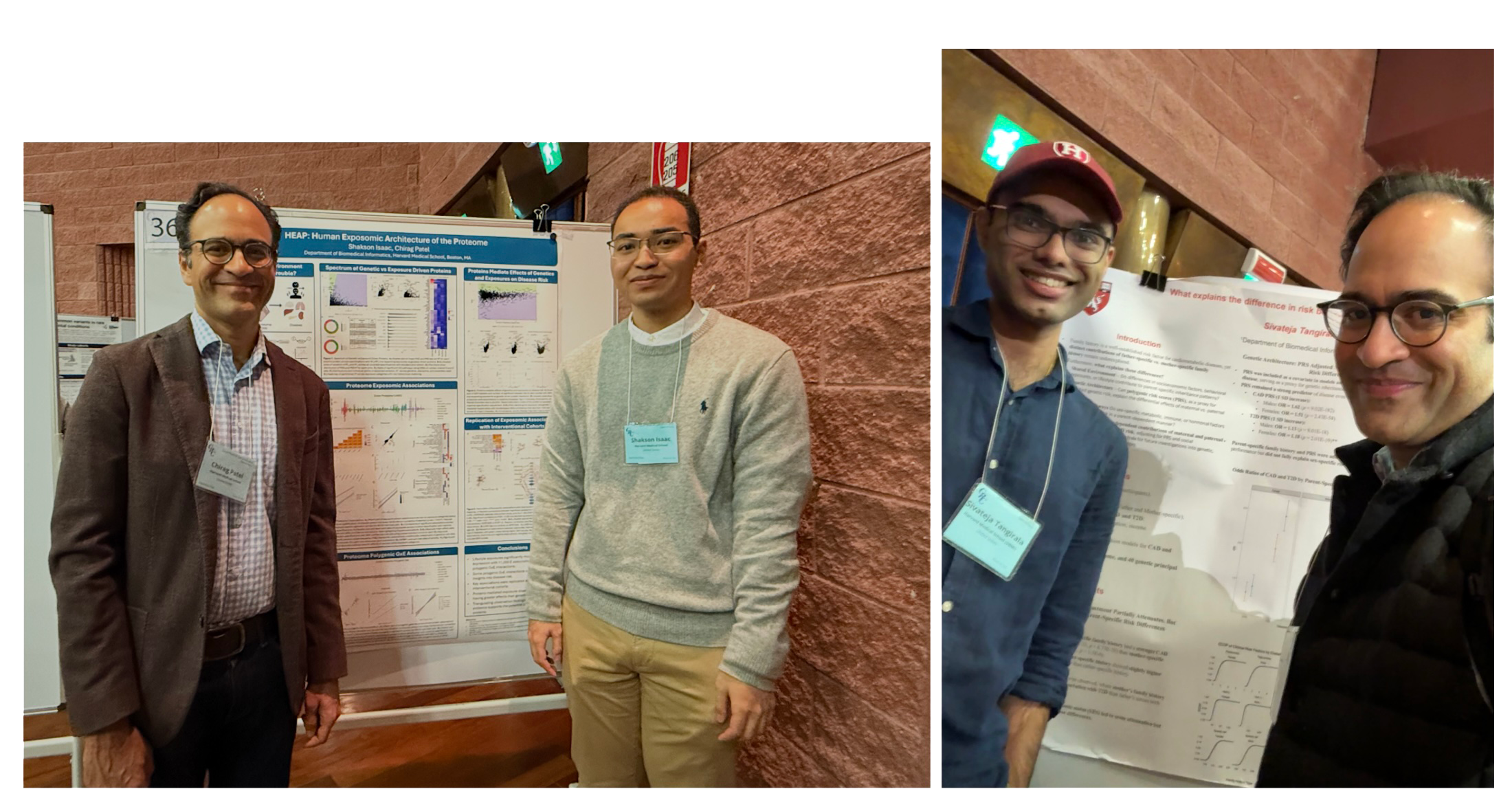 From Left: Chirag and Shakson Isaac. Sivateja Tangirala and Chirag