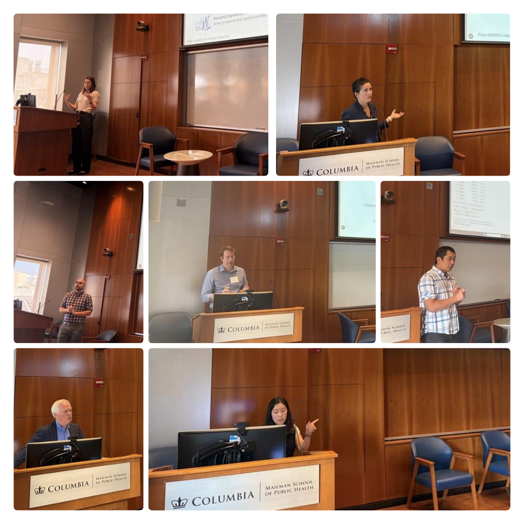 Instructors presenting at the Exposome Bootcamp