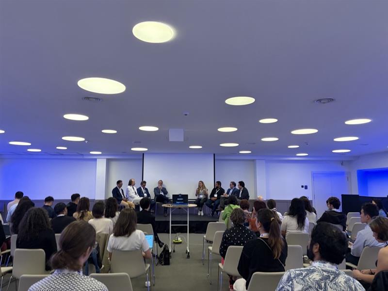 Panel Discussion “ExWAS and Big data / AI” at the Global Exposome Summit on day three.