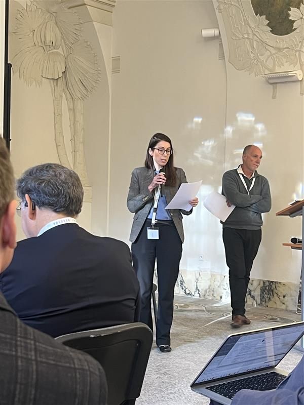 Dr. Krystal Pollitt discussing the impact of her wearables in assessing and measuring environmental exposures.